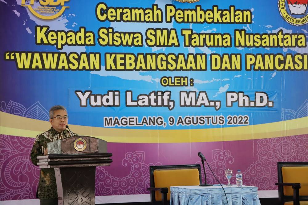 Yudi Latif: Siswa SMA TN Dan Masa Depan Indonesia