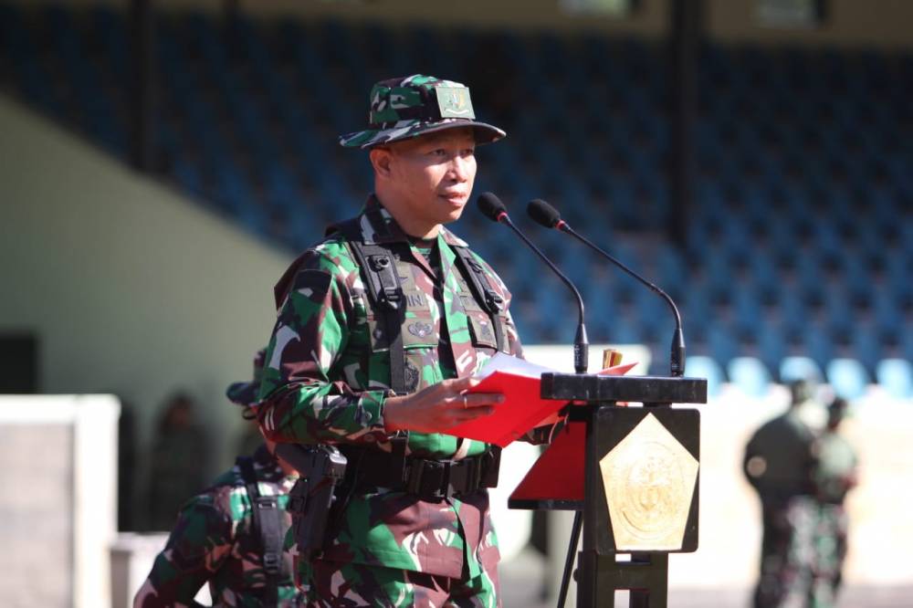 Danmenchandra Kolonel Inf Edwin Adrian Sumantha (TN 2) membuka masa orientasi Capratar dan Cabhatar.