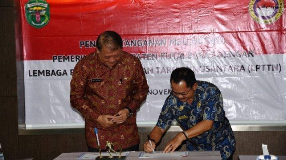 Upaya Tingkatkan Kualitas Pendidikan, Pemkab Kubar dan LPTTN Jakarta Jalin Kerjasama