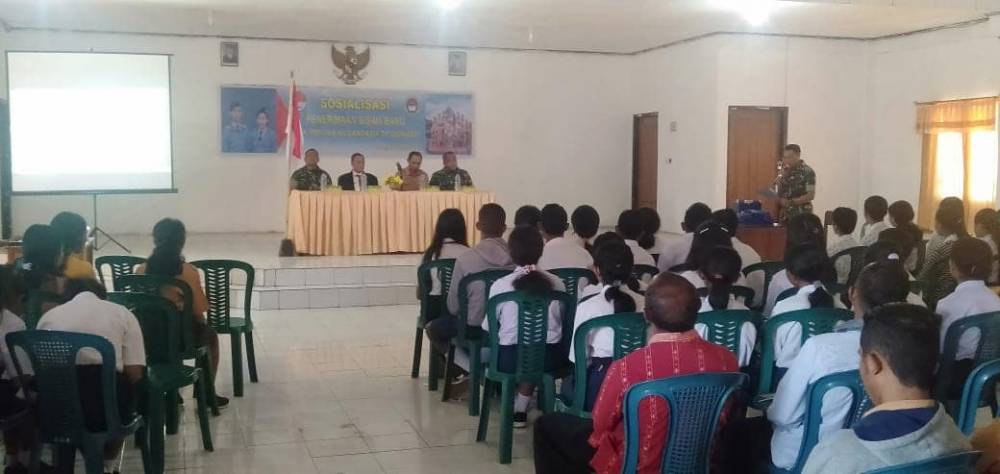 Sosialisasi SMA Taruna Nusantara di Manggarai Nusa Tenggara Timur