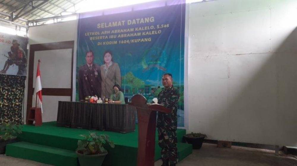 Letkol Arh Abraham Kalelo, S.Sos (TN 4) jabat Komandan Kodim 1604/Kupang