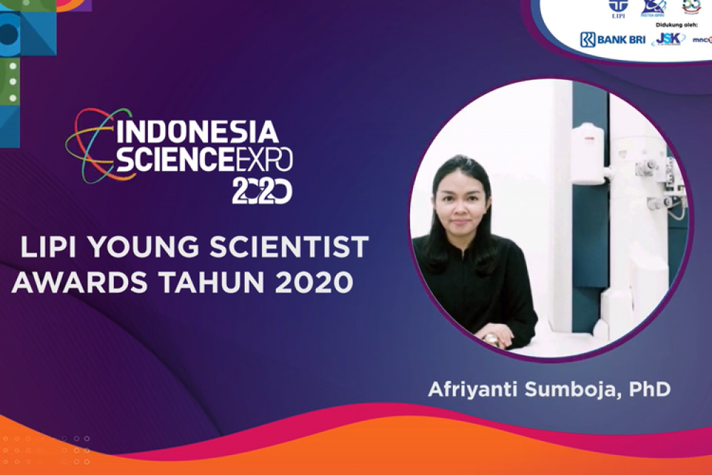 Afriyanti Sumboja (TN 13) raih penghargaan Lembaga Ilmu Pengetahuan Indonesia Young Scientist Award (LYSA) 2020
