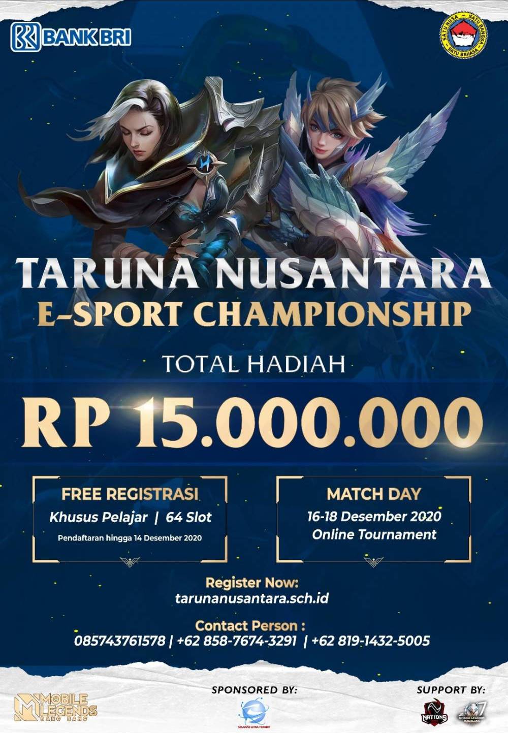 Taruna Nusantara E-Sport (TN E-SPort) [Closed Registration]