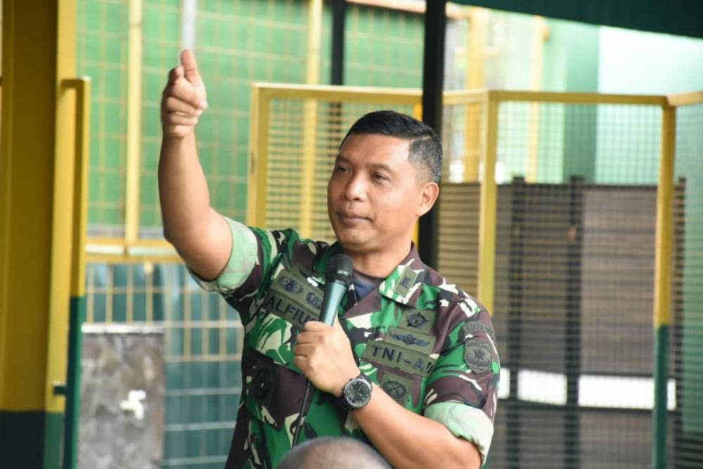 Jam Komandan Perdana Dandim 0501 JP BS, Kol Czi Alfius Navirinda Krisdinanto (TN 3) Tekankan Tiga Hal Penting