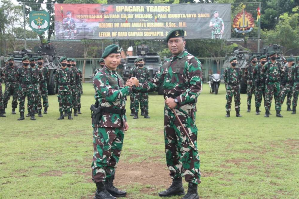 Letkol Inf Daru Cahyadi Soeprapto (TN 5) jabat Komandan Brigif Mekanis-1 PIK/JS