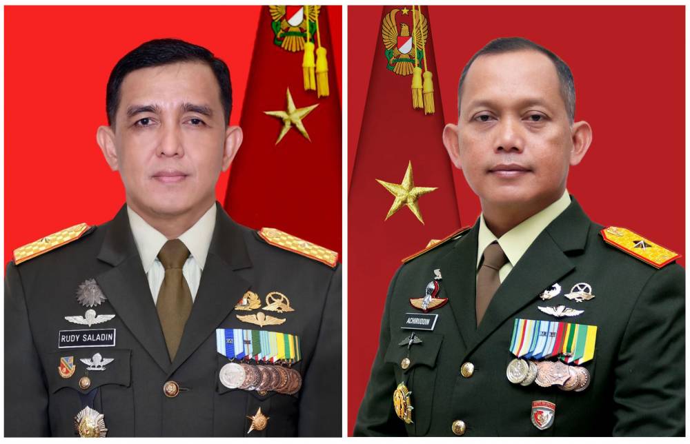 2 Jenderal TNI Lulusan Akmil 1997 Berkarier Moncer
