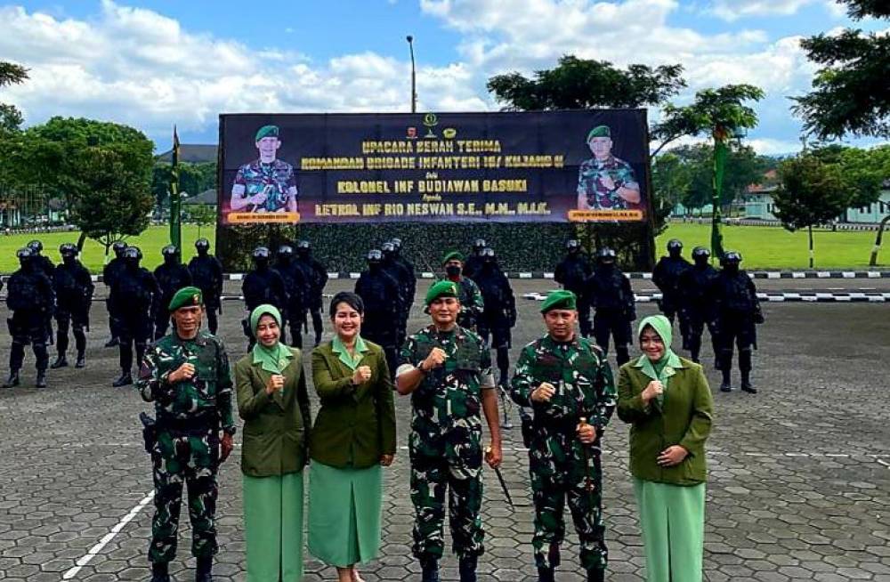 Letkol Inf Rio Neswan (TN 5) dilantik menjadi Komandan Brigade Infanteri 15/Kujang II