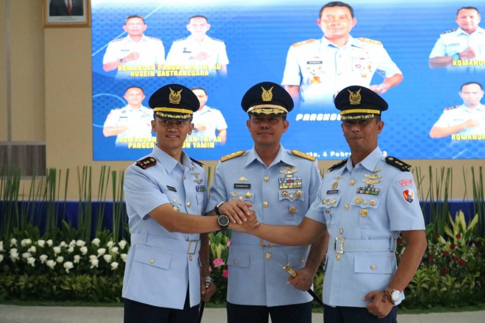 Letkol Pnb Ig. Widi Nugroho (TN 6) resmi menjabat Komandan Pangkalan TNI AU Iskandar Pangkalan Bun