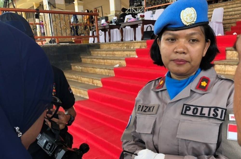 Kompol Asmida Rizki Siregar (TN 10) Calon Komandan Kontingen Misi Perdamaian PBB
