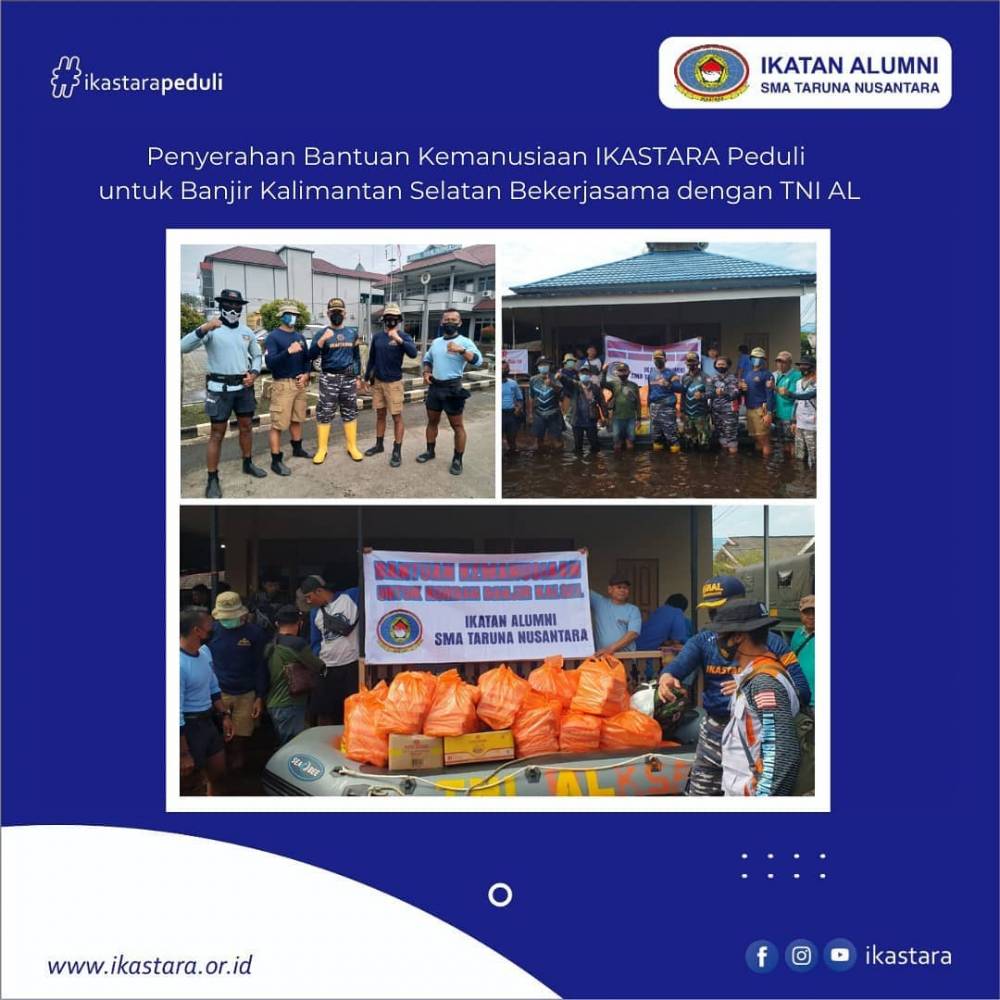 IKASTARA peduli banjir Kalimantan Selatan