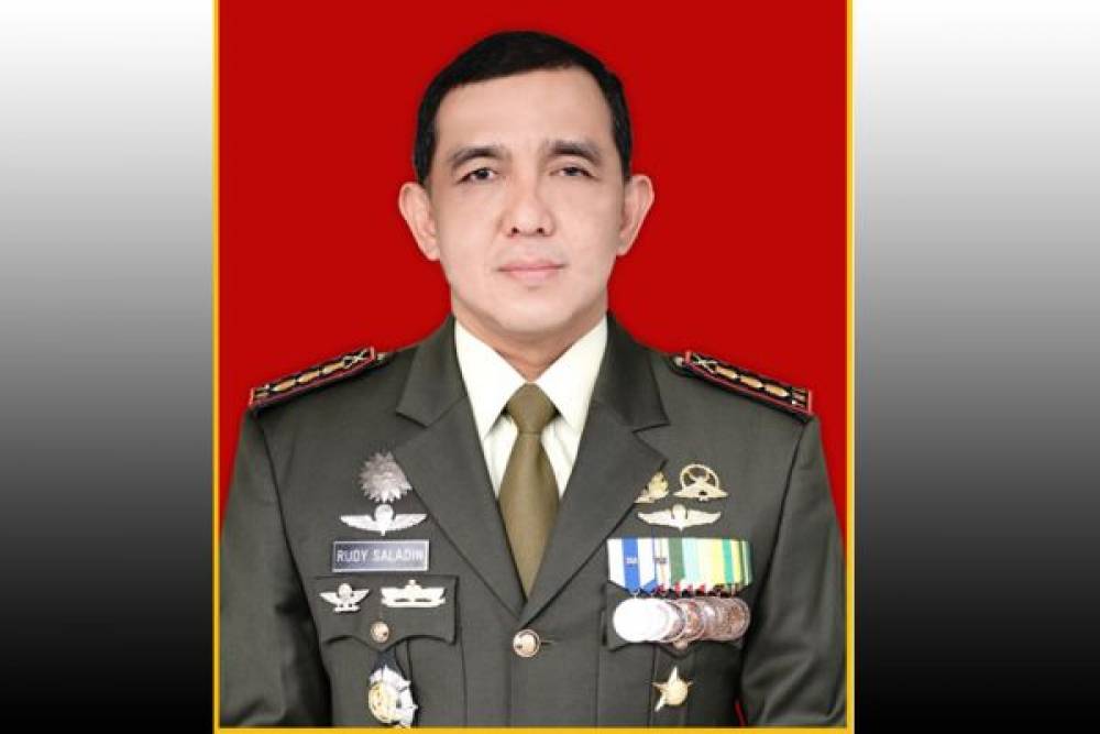 Kolonel Inf. Rudy Saladin (TN 2) dipromosikan sebagai Danrem 061/SK Bogor dengan pangkat Brigjen