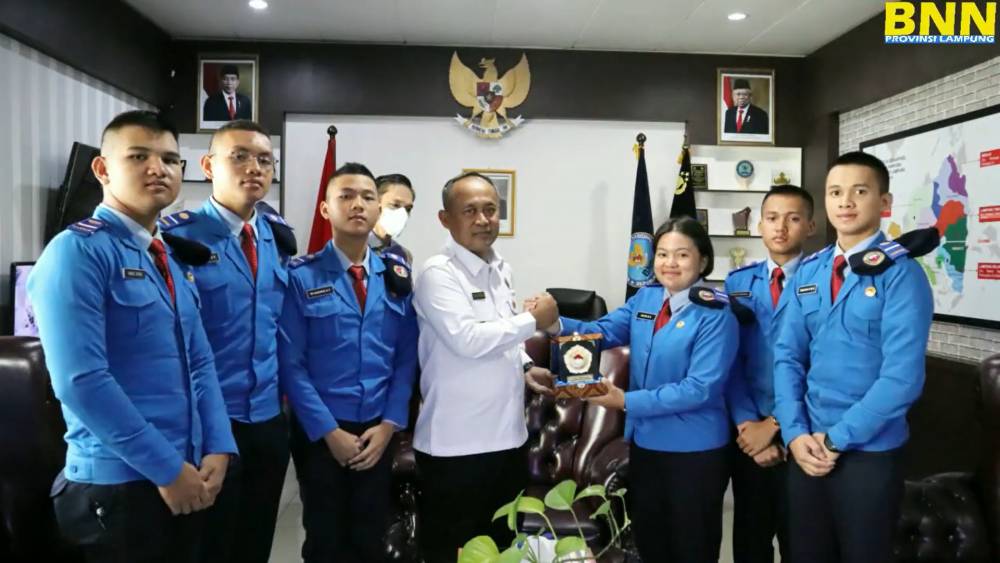 6 Siswa beraudiensi dengan Kepala BNN Provinsi Lampung