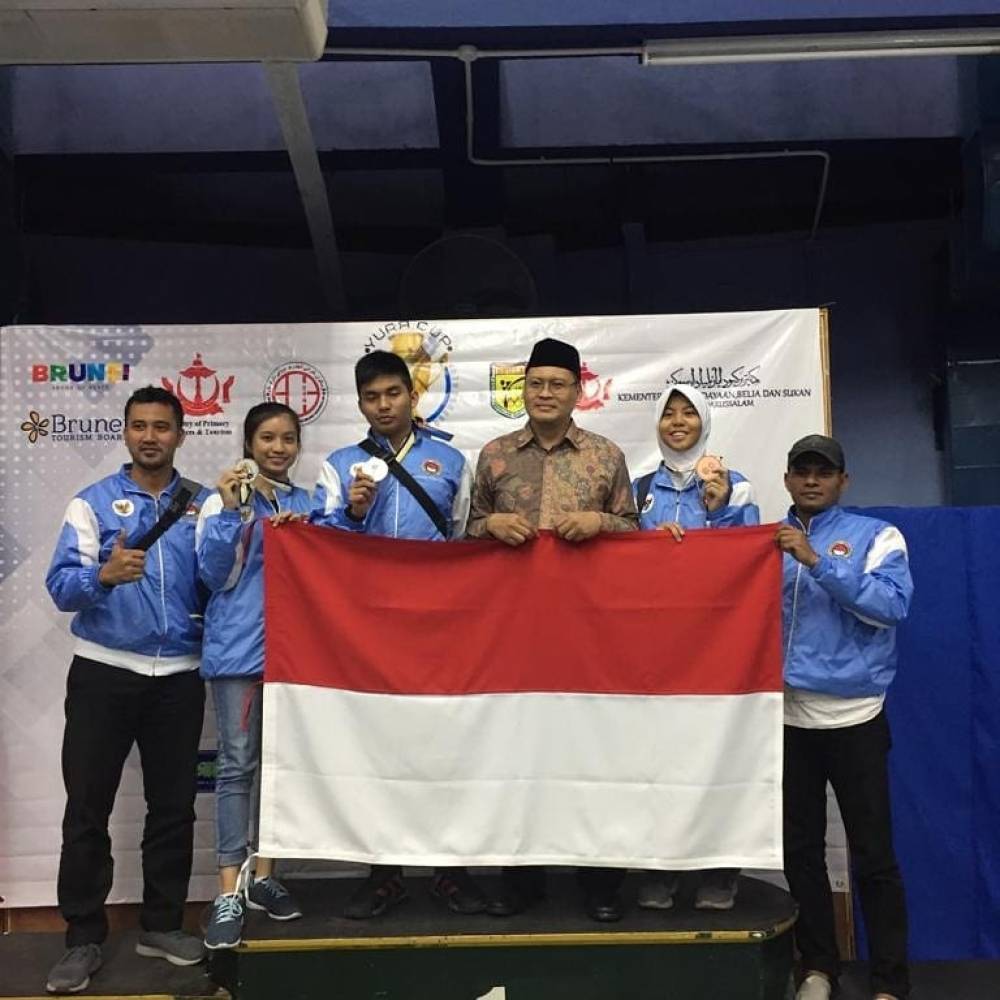Dari Kejuaraan Karate Asia di Brunei Darussalam, Tim SMA Taruna Nusantara raih 3 medali
