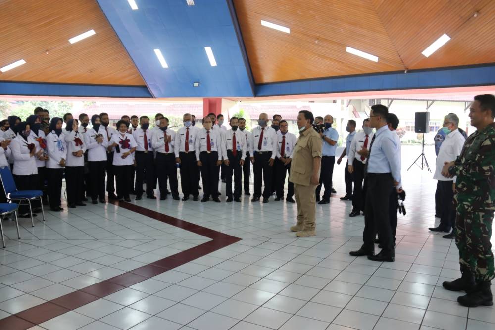 Kunjungan Menteri Pertahanan RI Prabowo Subianto