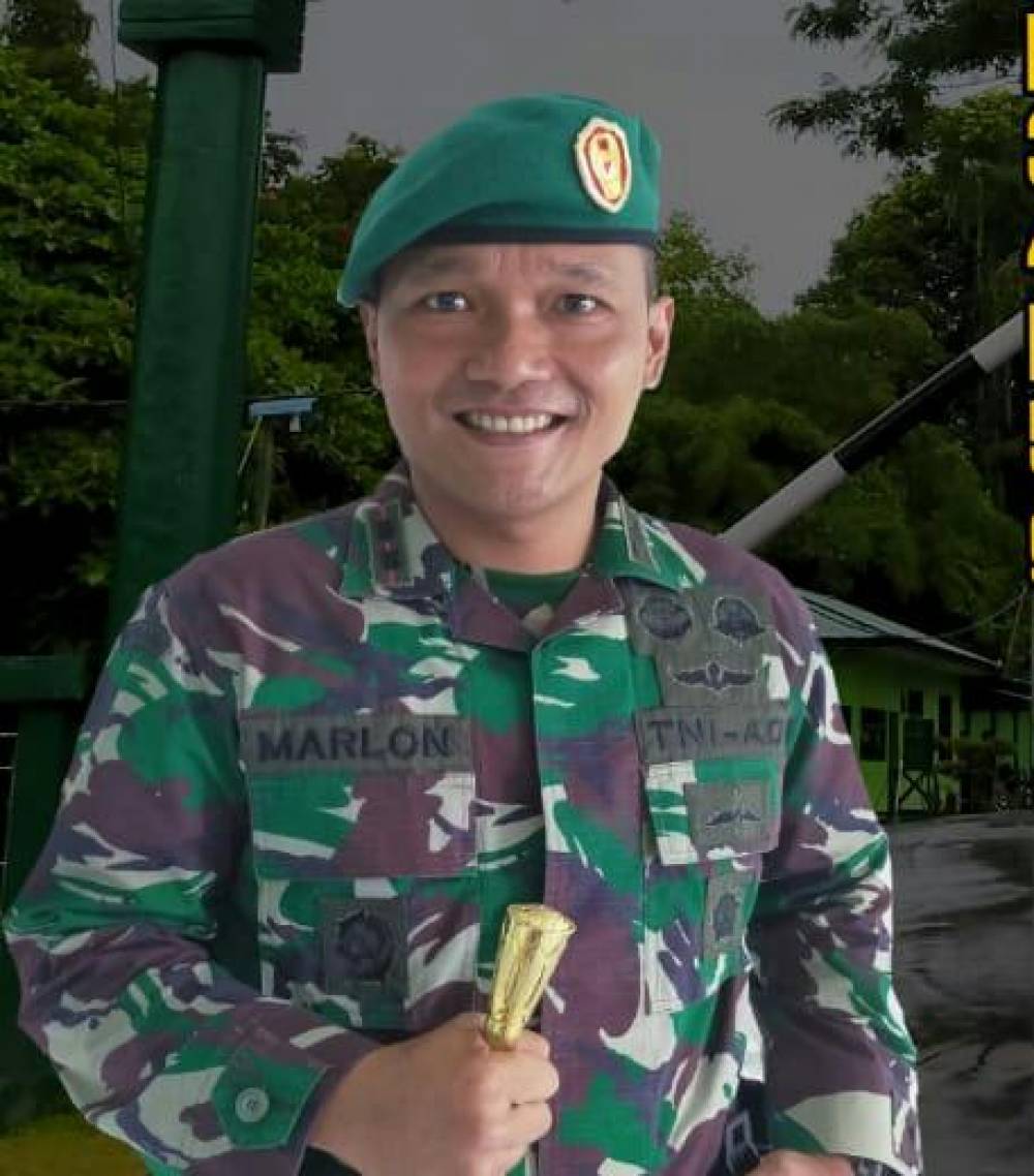Profil Kapen Kopassus Letkol Inf. Rizky Marlon Iriano Silalahi (TN 7), Lulusan Terbaik Akmil 2002