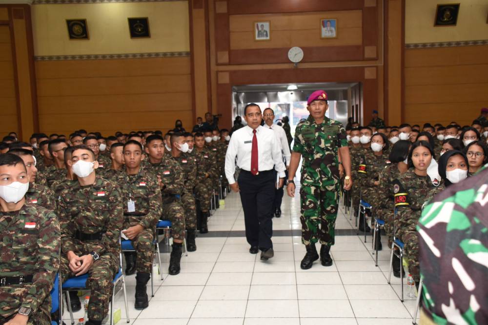 Kodiklatal Terima Kunjungan Siswa SMA Taruna Nusantara Angkatan Ke-31