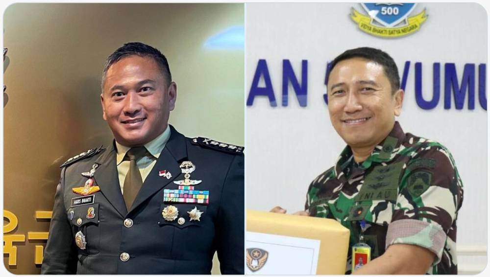 Kolonel Inf. Agus Bhakti (TN 1) Danrem 162/WB Mataram, Kolonel Pnb. Destianto Nugroho Utomo (TN 1) Direktur B Bais TNI