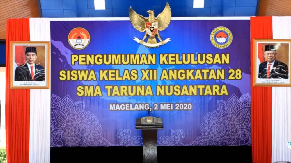 Pengumuman Kelulusan SMA Taruna Nusantara Angkatan ke-28 Tahun 2020