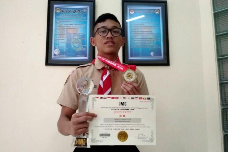 Irfan Urane Azis, Siswa Taruna Nusantara Peraih “Grand Champion” Kontes Matematika Dunia