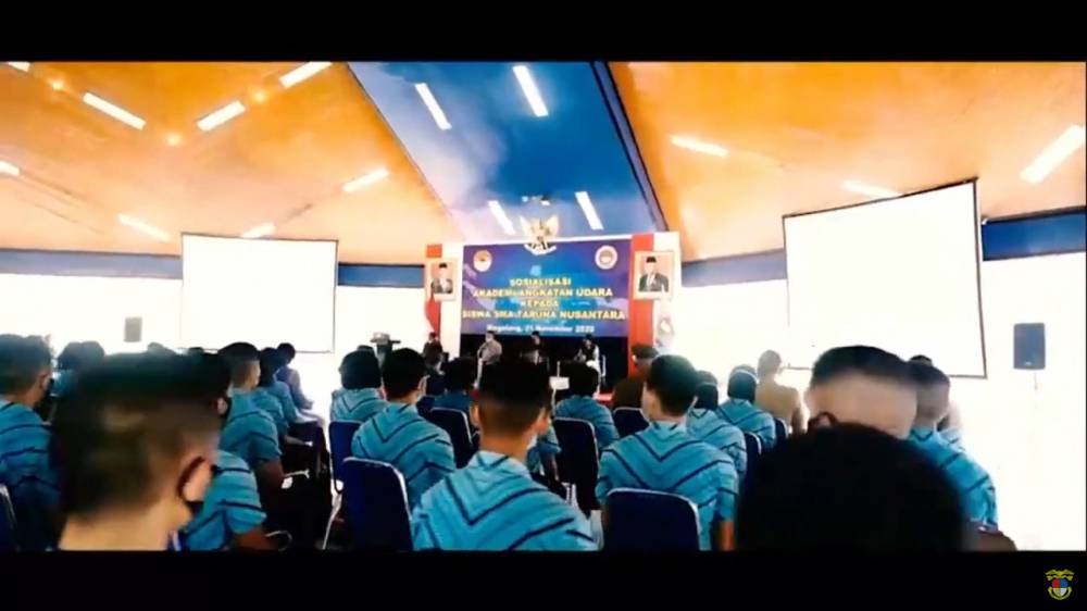 SMA Taruna Nusantara menerima kunjungan dan sosialisasi dari Akademi Angkatan Udara (AAU)