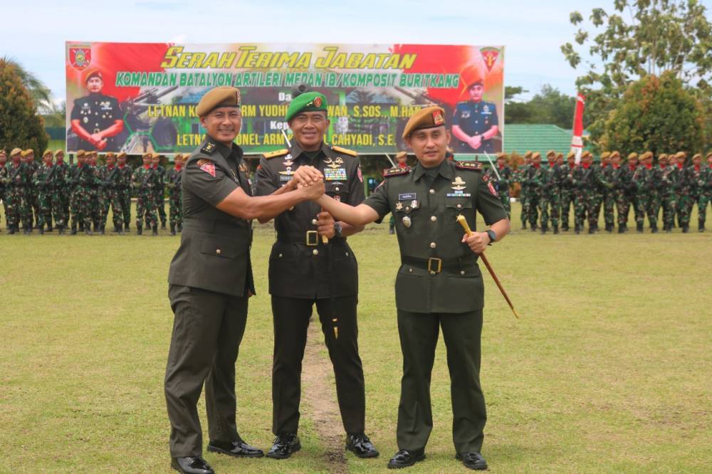 Letkol Arm Khoirul Cahyadi (TN 9) jabat Komandan Batalyon Artileri Medan 18/ Komposit Buritkang