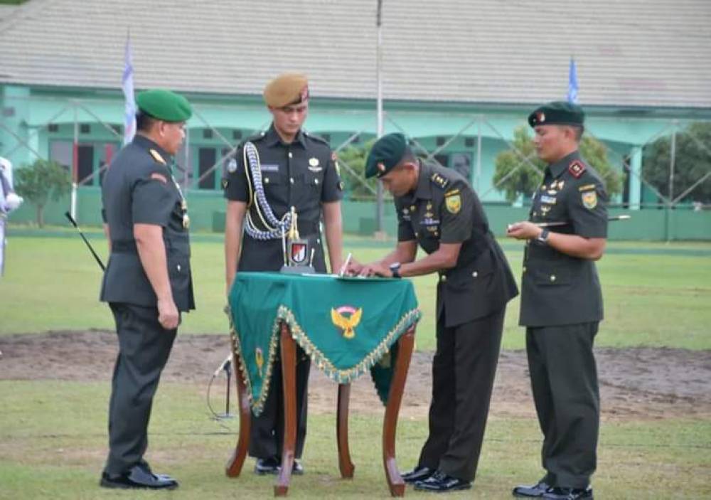 Letnan Kolonel Inf Rakhmat Shaleh Siregar (TN 9) jabat Komandan Batalyon (Danyon) Infanteri Raider 200/Bhakti Negara